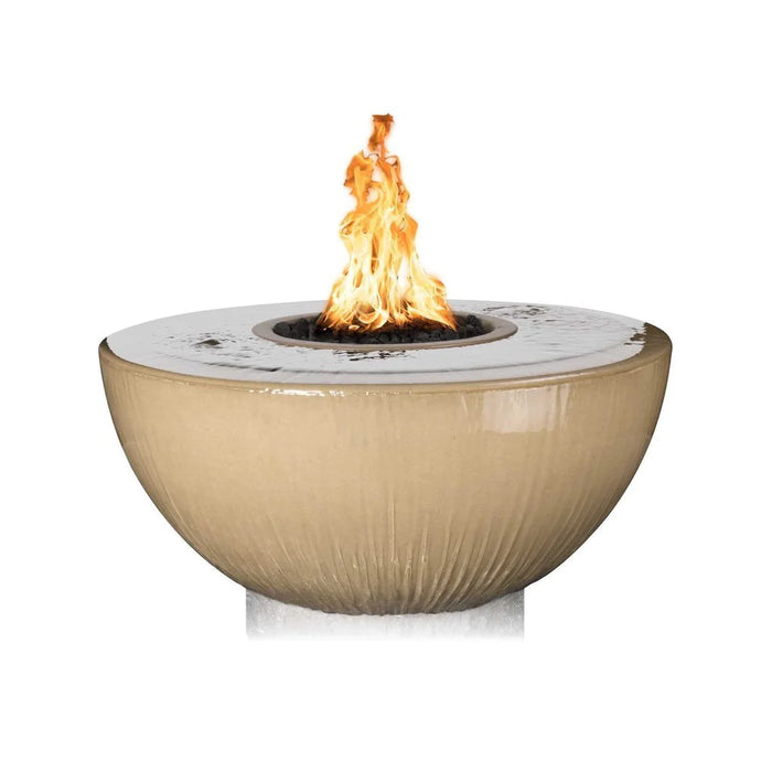 The Outdoor Plus Sedona 360° Fire and Water Bowl 38" in GFRC