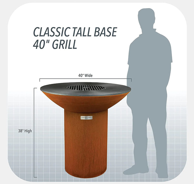 Arteflame Classic Series 40'' Grill With Tall Base