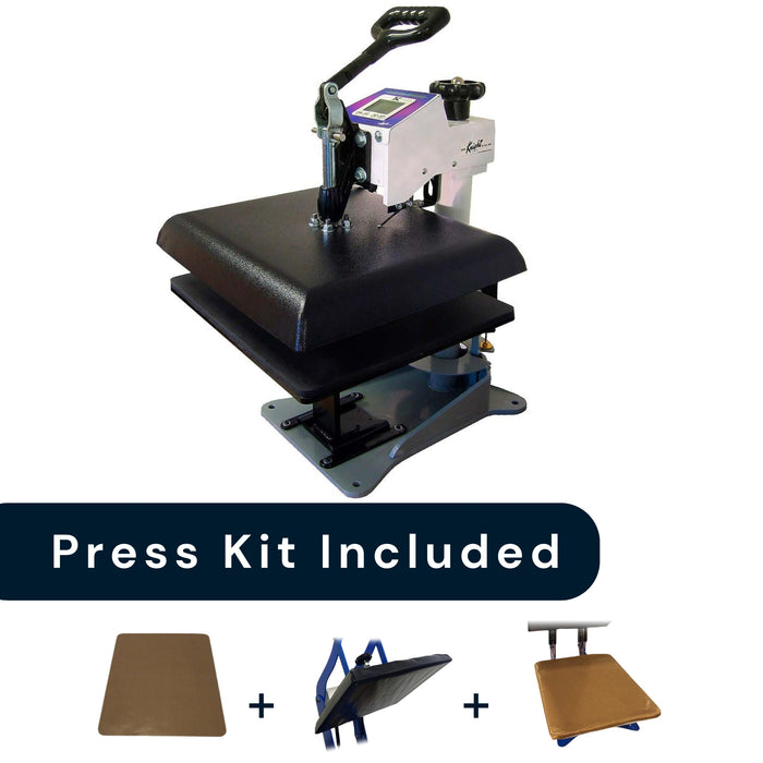 Geo Knight DC16 Digital Combo 14X16 Swing Away Heat Press With Press Kit