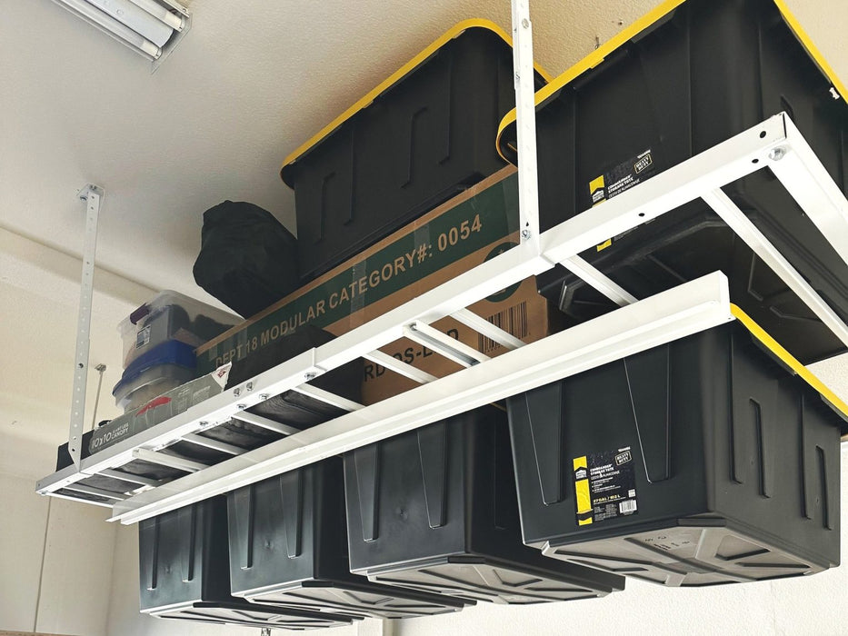 E-Z Storage 3-in-1 Heavy Duty 4’ x 8' Overhead Garage Storage System