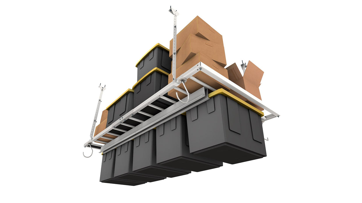 E-Z Storage 3-in-1 Heavy Duty 4’ x 8' Overhead Garage Storage System