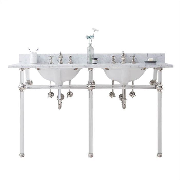 Water Creation Empire 60" Double Wash Stand