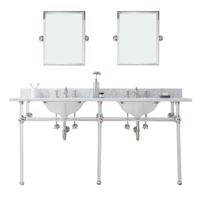 Water Creation Empire 72" Double Wash Stand