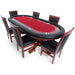 BBO Poker Tables Mahogany Classic Poker Dining Chair Set - 2BBO-CHAIR-MHG