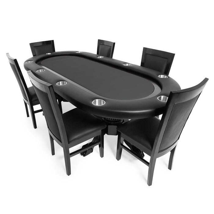 BBO POKER TABLES The Elite Poker Table w/ Black Racetrack -