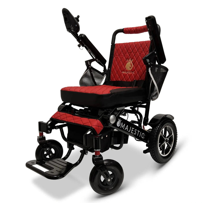 ComfyGo Majestic IQ-7000 Auto Folding Remote Controlled Power Wheelchair - I700RED