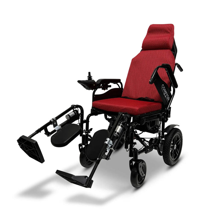 ComfyGo X-9 Remote Controlled Reclining Power Wheelchair - x9red