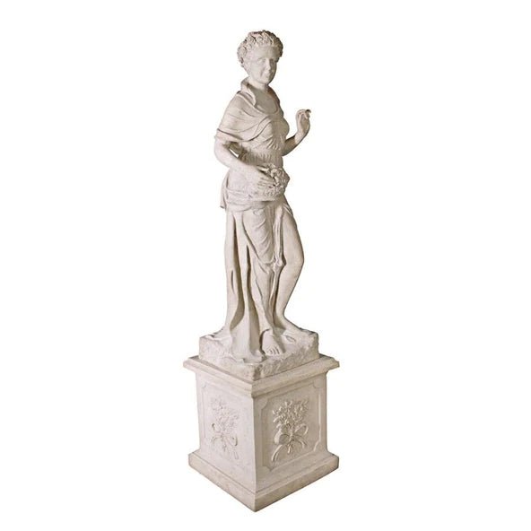 Design Toscano The Four Goddesses of the Seasons Spring Statue & Plinth - NE990057