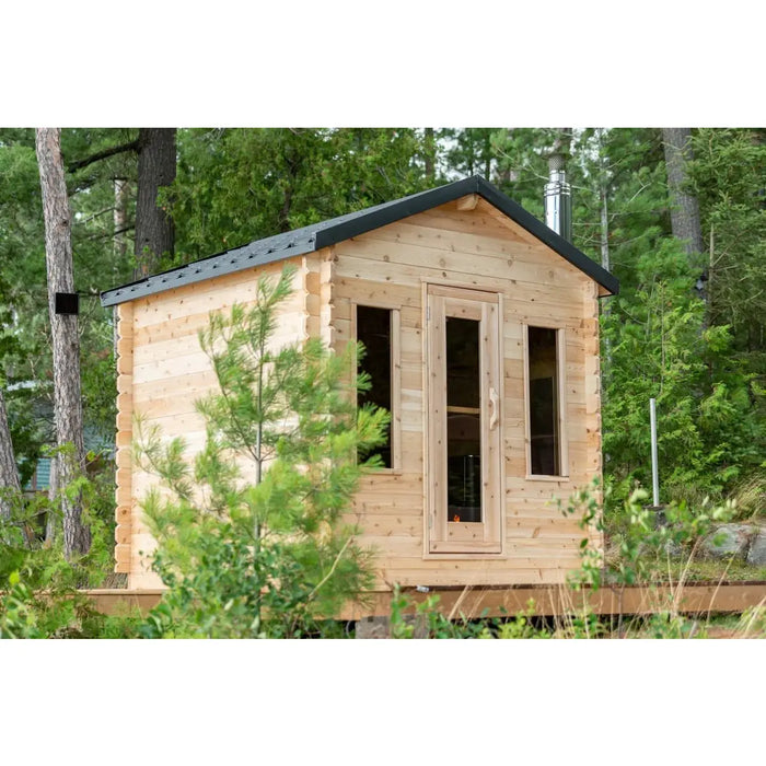 Dundalk Canadian timber Georgian 6 Person Outdoor Sauna - CTC88W