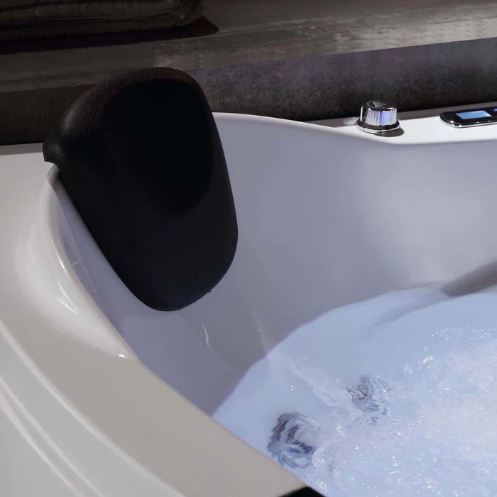 Empava Whirlpool Corner Bathtub With Thermostat - EMPV-59JT319LED