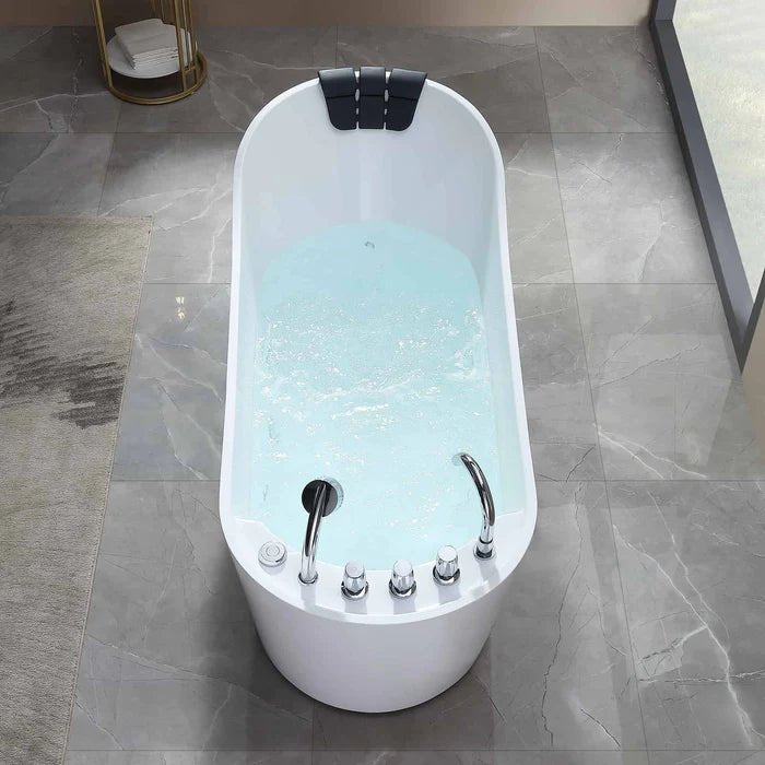 Empava Whirlpool Freestanding Acrylic Bathtub - EMPV-67AIS09