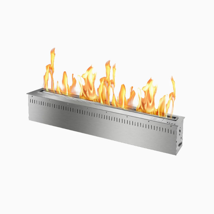 The Bio Flame 38" Remote Control Smart Burner - RC-38-Silver